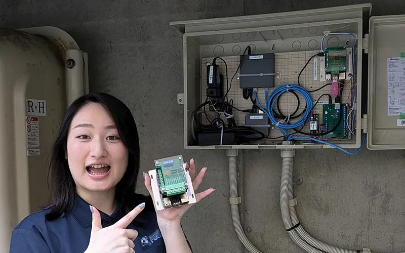 スマホでリレー開閉
