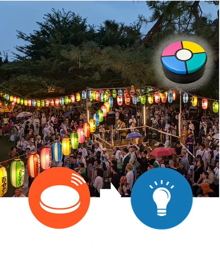 電池レスリモコンで照明を操作