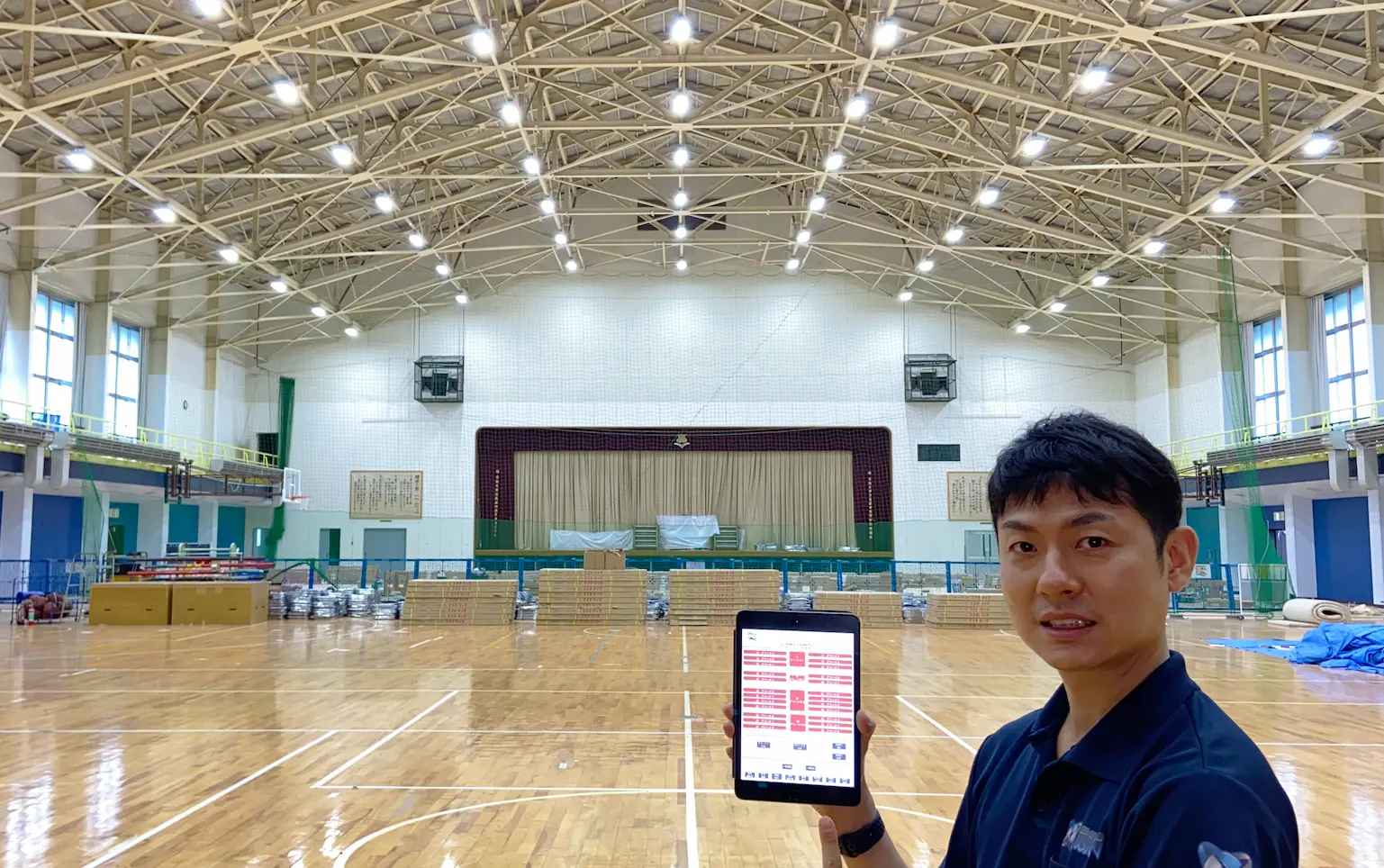 【導入事例ブログ】iPadで体育館のフル2線照明を操作（札幌市某私立高校)｜ANY LIGHTS