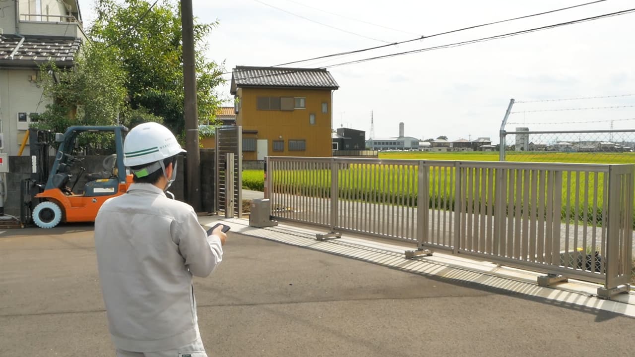 iPhoneで電動ゲート操作