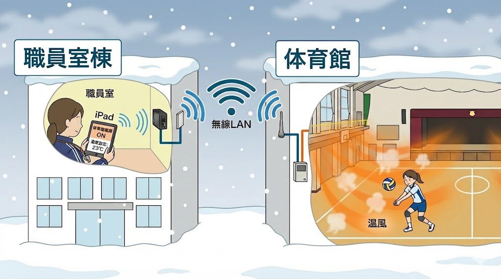 PLCヒーターをiPadで操作