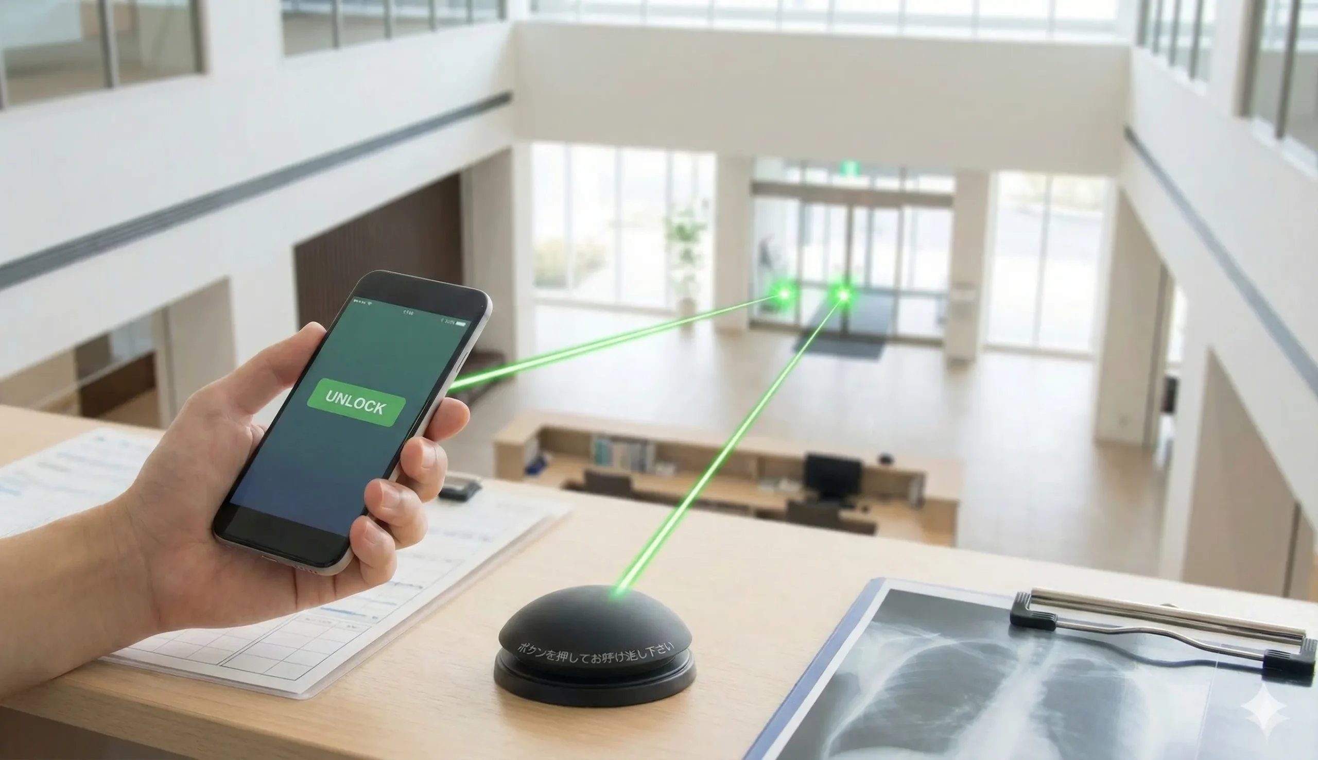 【介護・病院向け】ナースステーションからエントランスの電気錠・自動ドアを遠隔解錠する方法【既存セコムもそのまま】