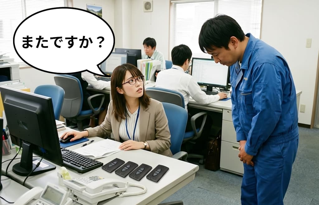 リモコンを再発行