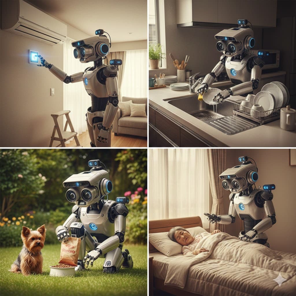 家事をするロボット