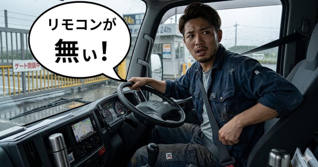 リモコンを失くした運転手