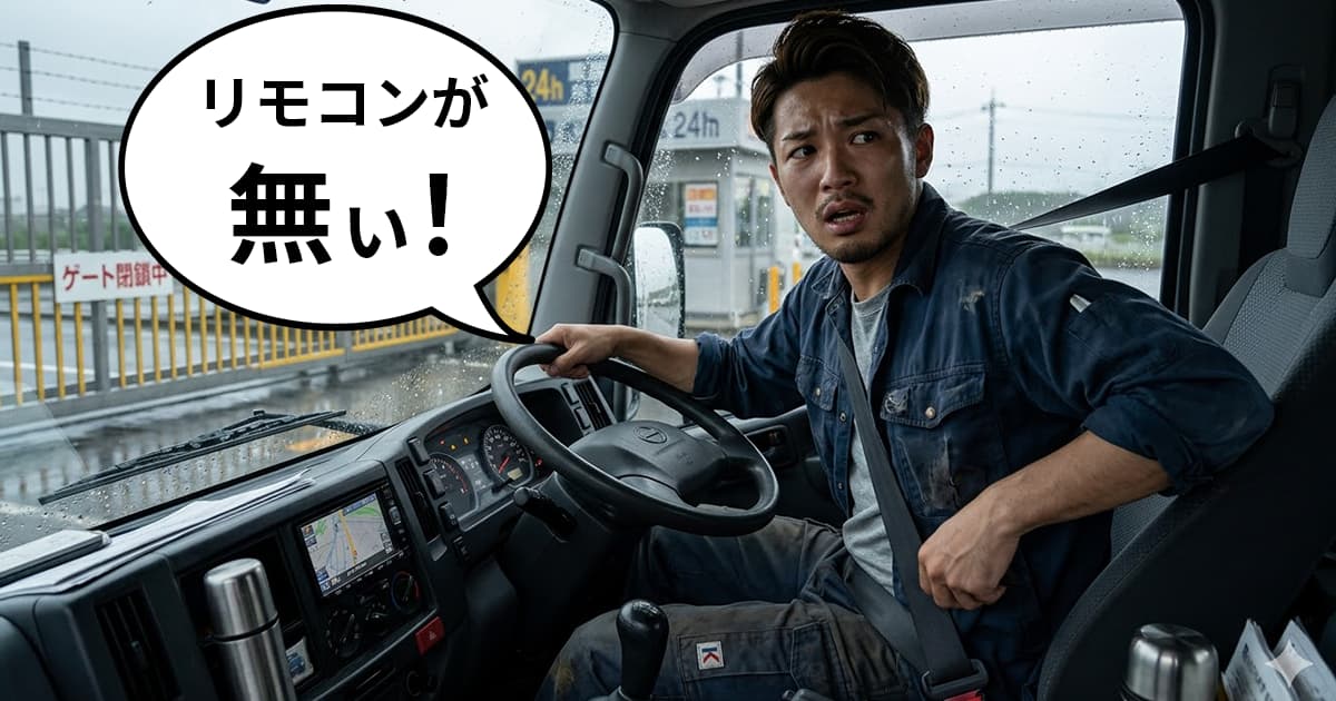 リモコンを失くした運転手