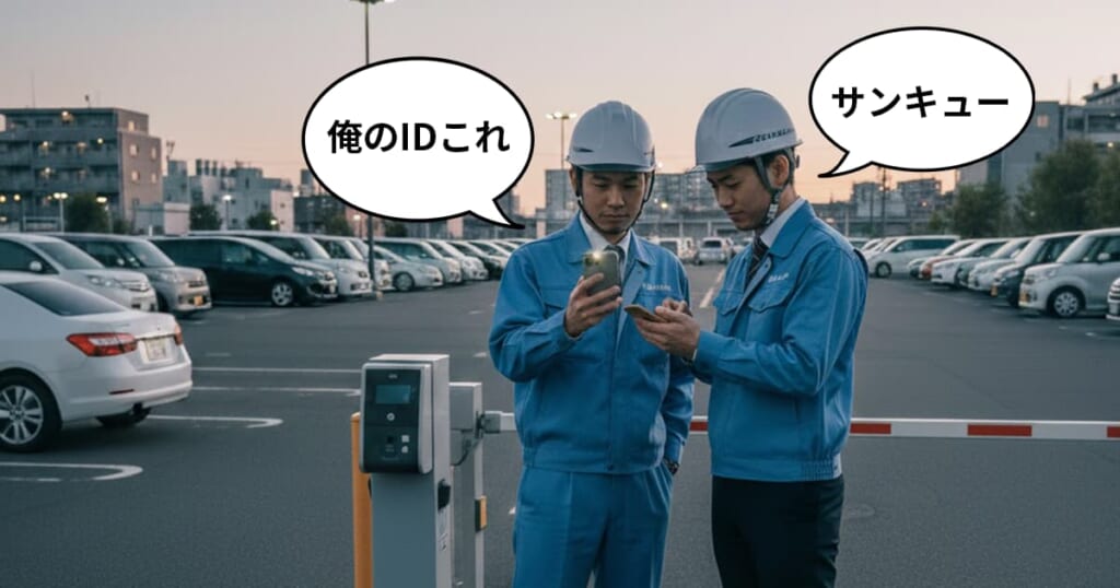 パスワードを教える社員