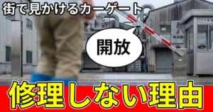 カーゲートってなぜ修理しないの？